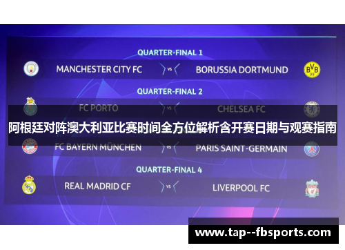 阿根廷对阵澳大利亚比赛时间全方位解析含开赛日期与观赛指南 阿根廷对阵澳大利亚比赛时间全方位解析含开赛日期与观赛指南